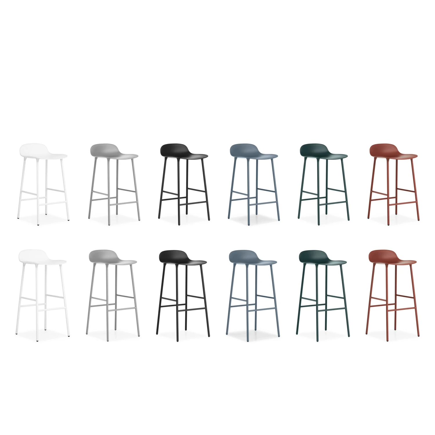 Normann Copenhagen Form Chair Barkruk Metalen Poten 6 Normann Copenhagen Form Chair Barkruk Metalen Poten - Afbeelding 4