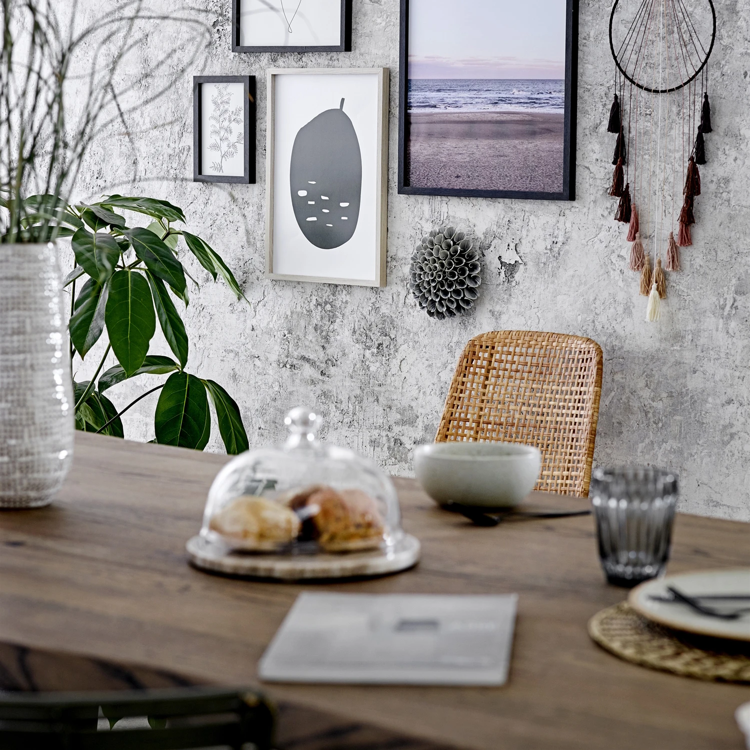 Bloomingville Laurel Stoel 4 Bloomingville Laurel Stoel - Afbeelding 2