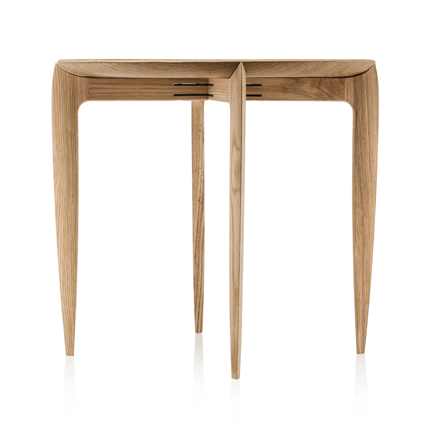 Fritz Hansen Opvouwbare Klaptafel, Ø 45 Cm 4 Fritz Hansen Opvouwbare Klaptafel, Ø 45 Cm - Afbeelding 2
