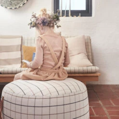 OYOY Grid Poef Ø65 Cm -Gubis Winkel 44005 01 02 268cc94a0e