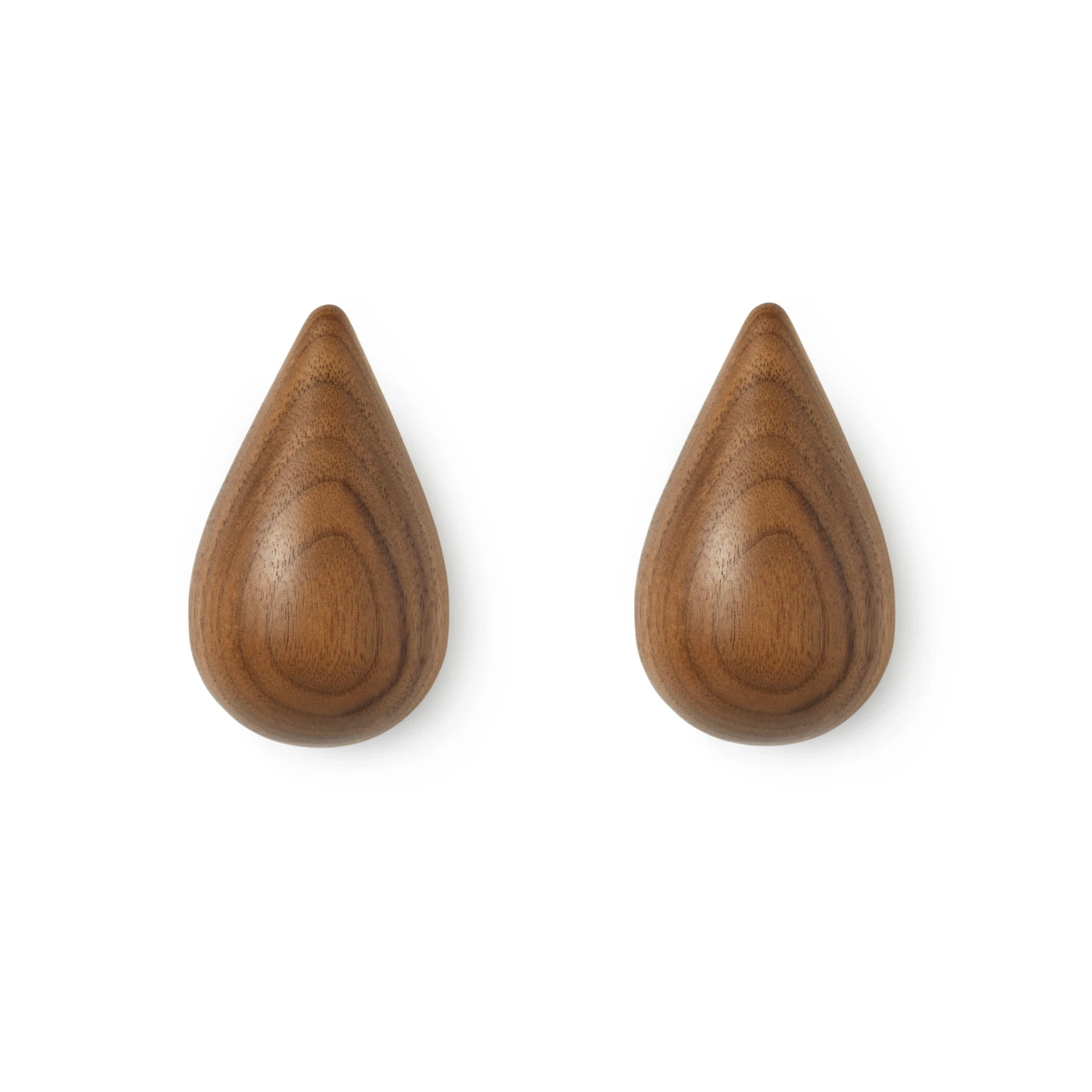 Normann Copenhagen Dropit Knop 2-pack Walnoot 3 Normann Copenhagen Dropit Knop 2-pack Walnoot