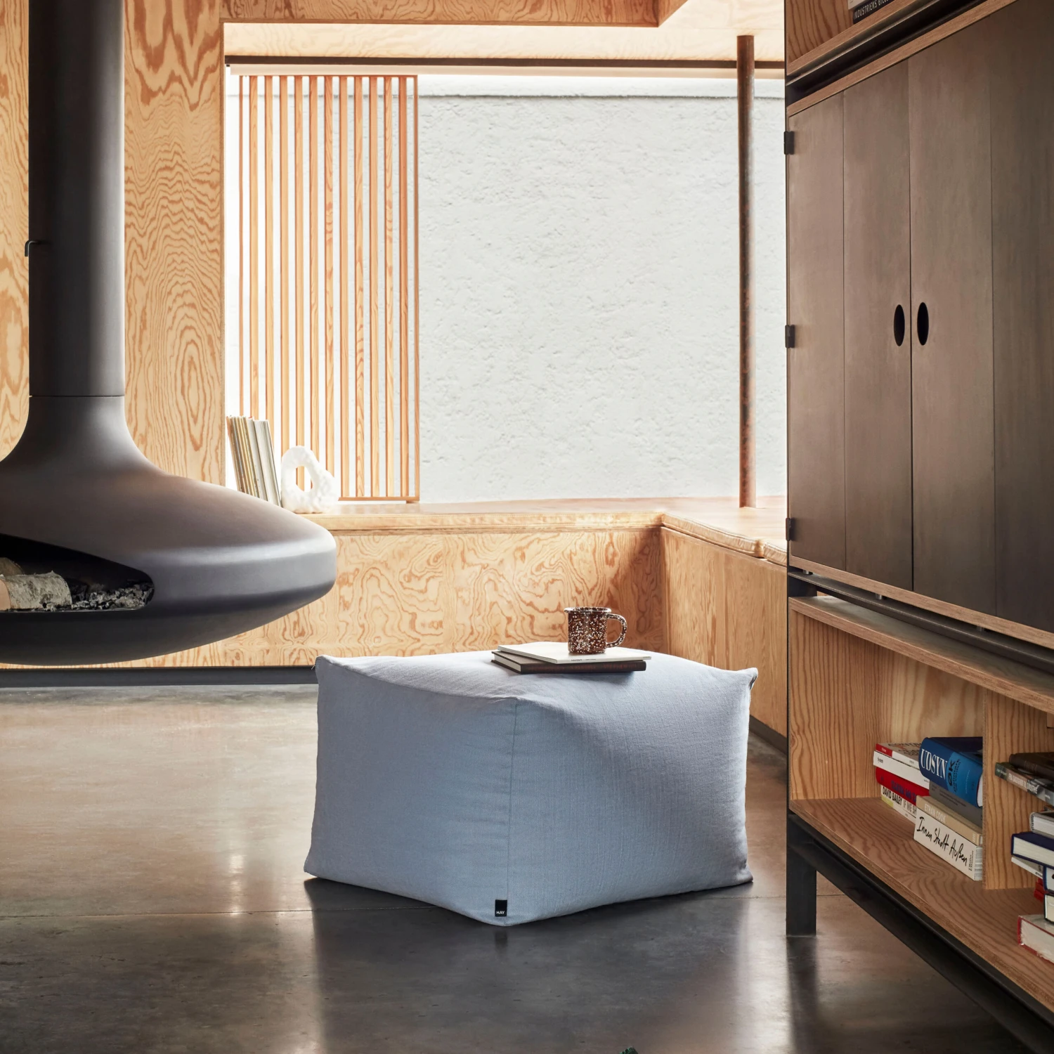 Hay Pouf Zitpoef 59x59 Cm 4 Hay Pouf Zitpoef 59x59 Cm - Afbeelding 2