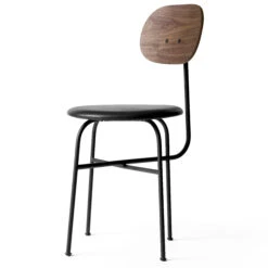 Menu Afteroom Eetstoel Zwarte Poten Leren Zitting -Gubis Winkel 45918 01 02 b3a58afb33