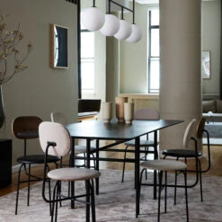 Menu Afteroom Eetstoel Zwarte Poten Leren Zitting -Gubis Winkel 45918 01 06 b24e2506a6