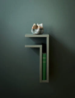 Maze F-shelf Wandplank Green Grey -Gubis Winkel 569597 01 4 EnvironmentImage 1973f76feb