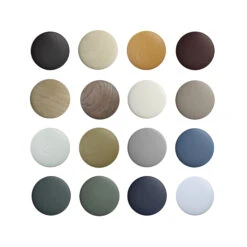 Muuto Dots Wood Haak Dark Stained Brown -Gubis Winkel 573766 01 10 ColorChart ac5395485b