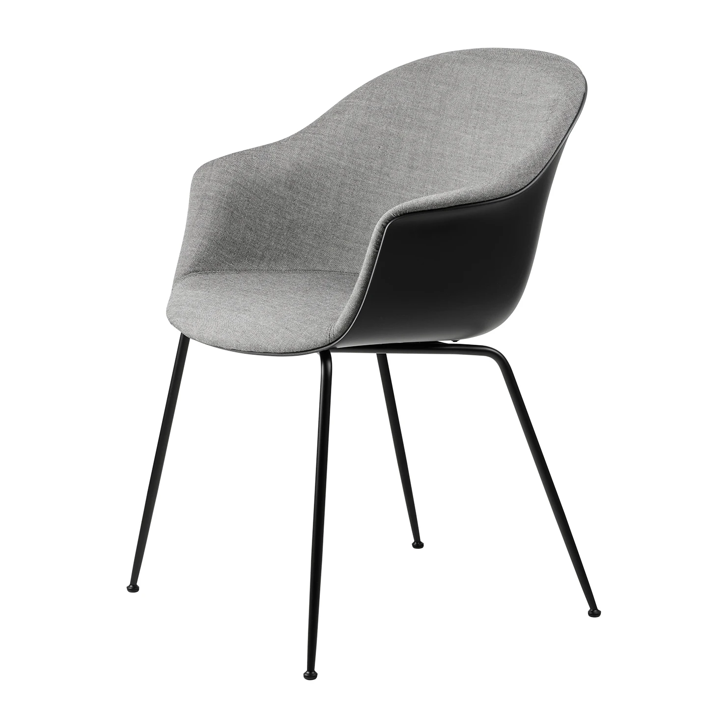 Gubi Bat Dining Chair Front Upholstered Conic Base 3 Gubi Bat Dining Chair Front Upholstered Conic Base