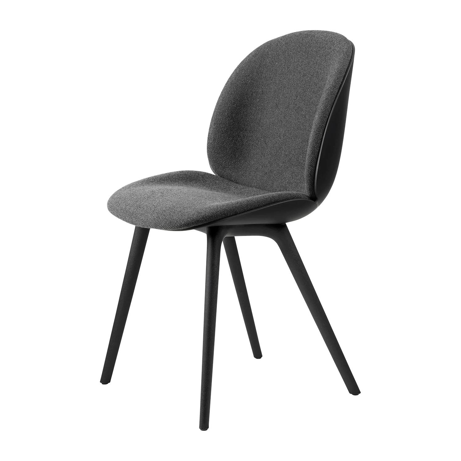 Gubi Beetle Dining Chair Front Upholstered Plastic Base 3 Gubi Beetle Dining Chair Front Upholstered Plastic Base