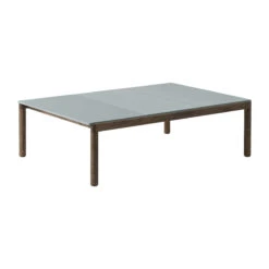 Muuto Couple 2 Plain-1 Wavy Salontafel 120x84x35 Cm