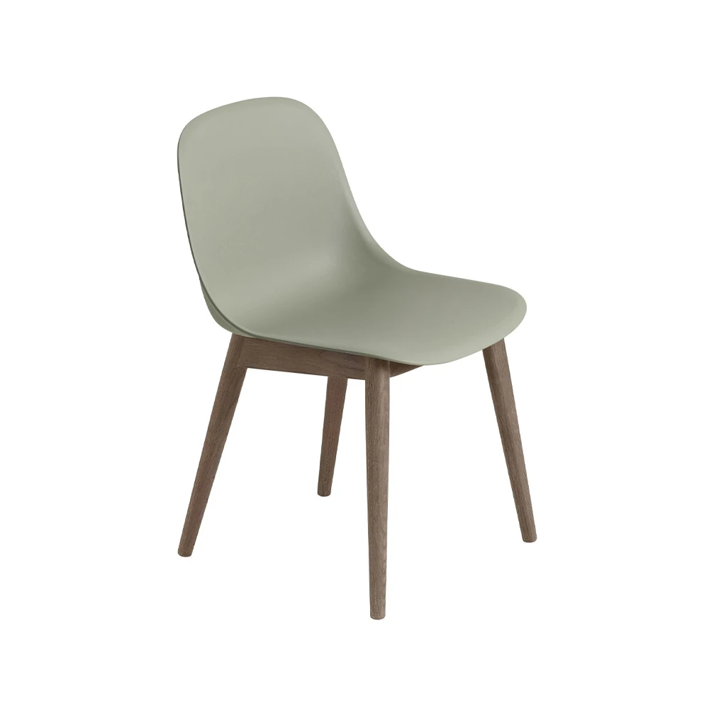 Muuto Fiber Stoel Met Houten Poten 3 Muuto Fiber Stoel Met Houten Poten