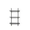 Ferm LIVING Sector Plank -Gubis Winkel Sector hylla S L black brass edec1938cf