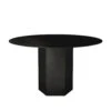 Gubi Epic Steel Eettafel -Gubis Winkel epic steel matbord d130 midnightblack 7474d26542