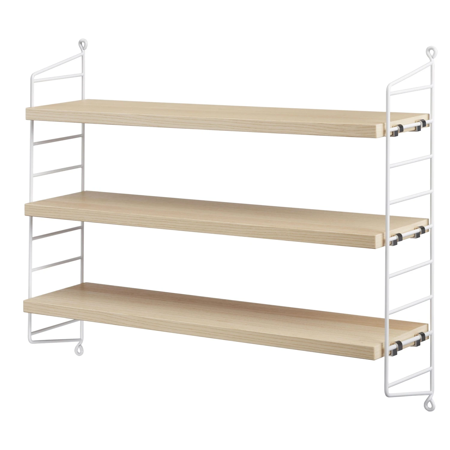 String Pocket Boekenplank Essen-wit 3 String Pocket Boekenplank Essen-wit