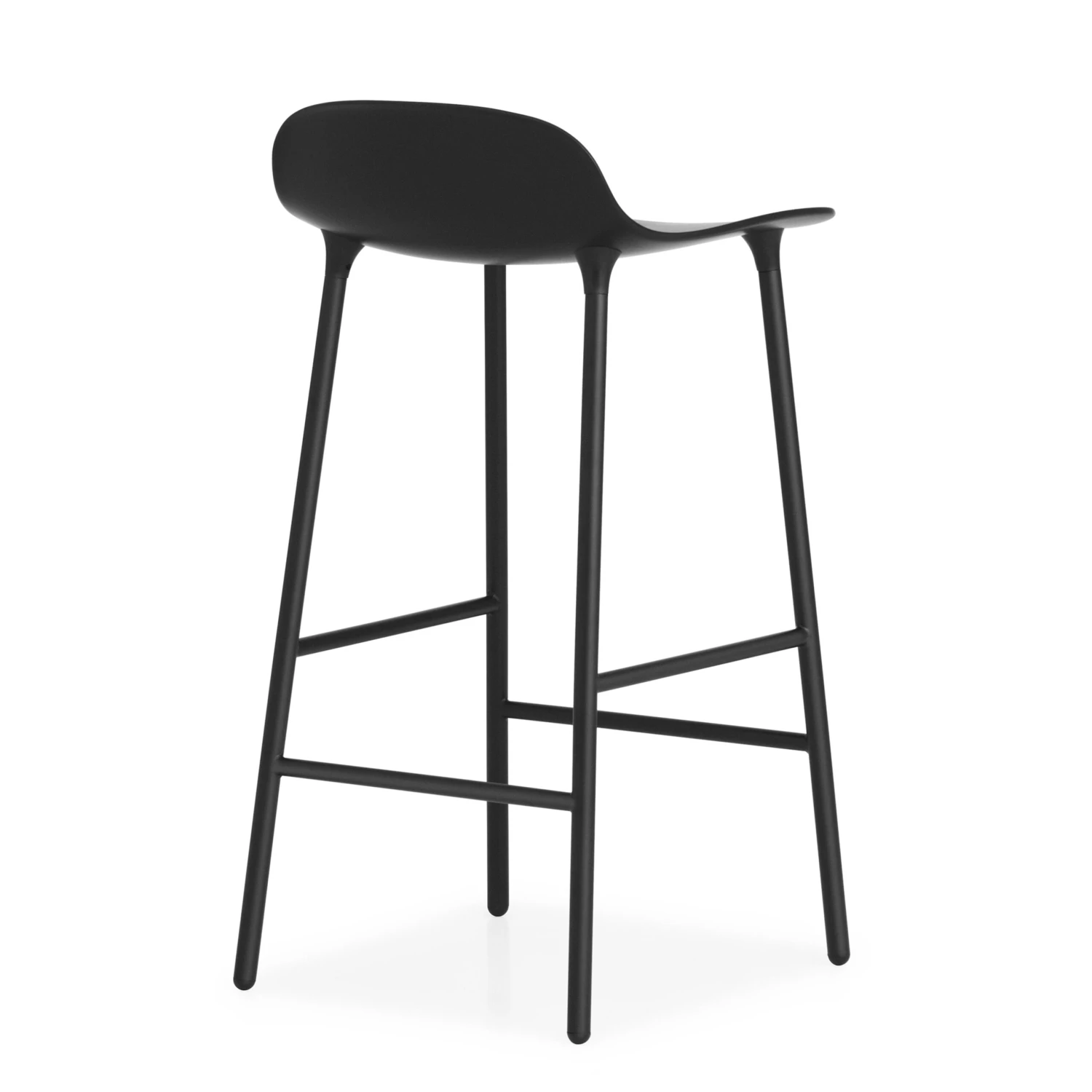 Normann Copenhagen Form Chair Barkruk Metalen Poten 4 Normann Copenhagen Form Chair Barkruk Metalen Poten - Afbeelding 2