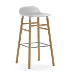 Normann Copenhagen Form Chair Barkruk Eiken Poten