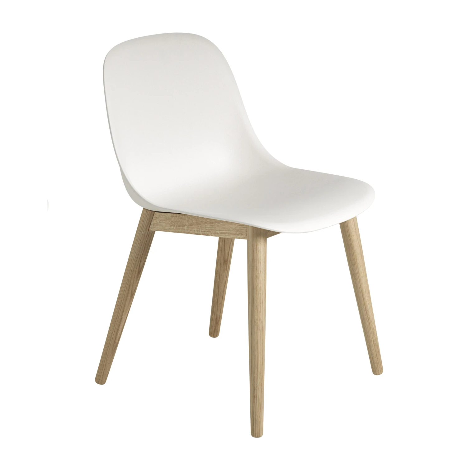 Muuto Fiber Side Chair Stoel Met Houten Poten 3 Muuto Fiber Side Chair Stoel Met Houten Poten