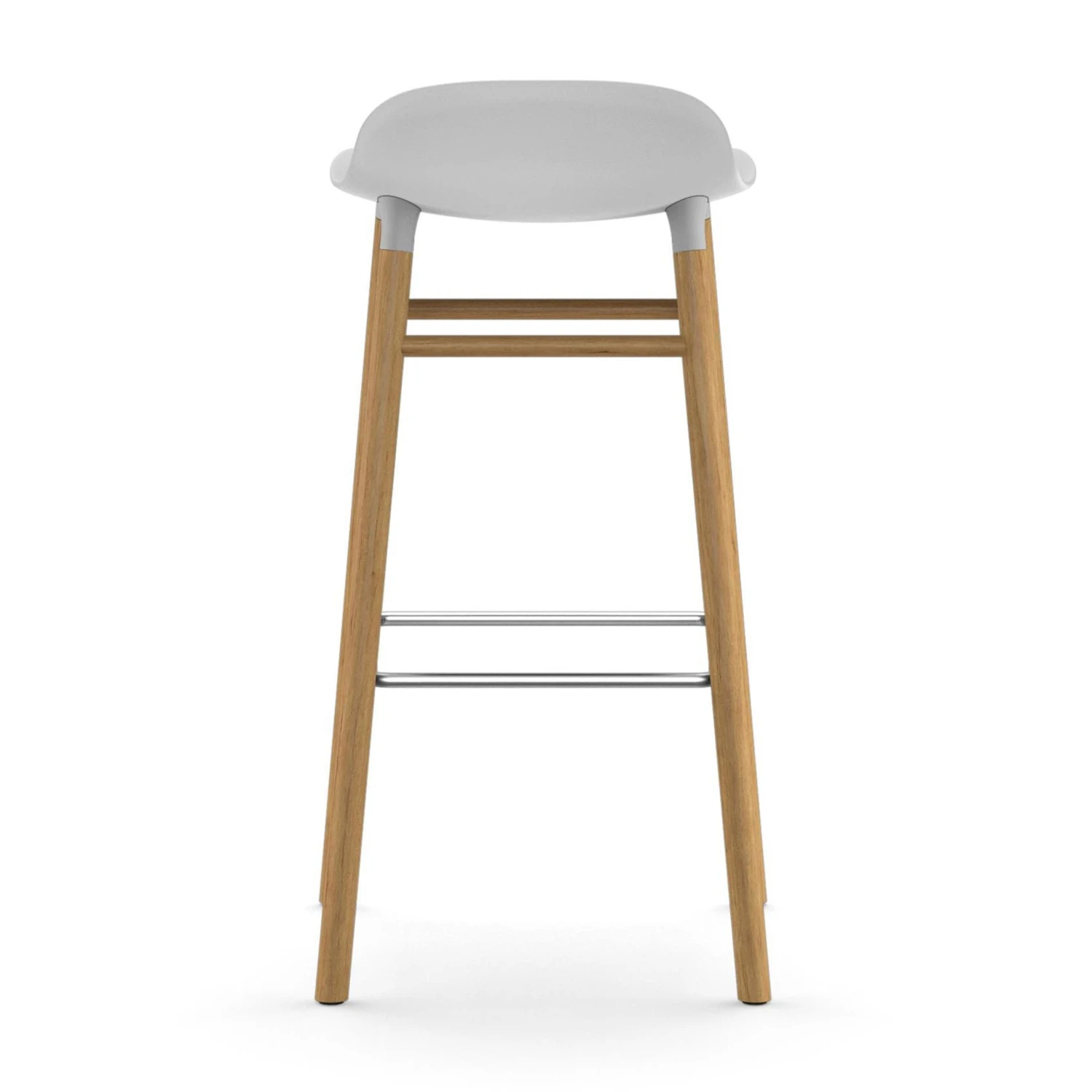 Normann Copenhagen Form Barstoel - Eiken Poten 75 Cm. 4 Normann Copenhagen Form Barstoel - Eiken Poten 75 Cm. - Afbeelding 2
