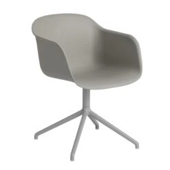 Muuto Fiber Armchair Swivel Voet Bureaustoel